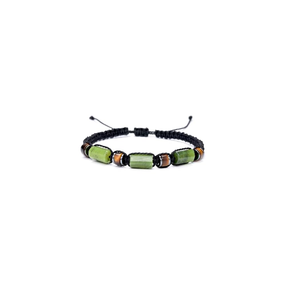Handmade Black Tourmaline Bracelet,Tiger eye and Hematite Protection Bracelets for Men Teens Boys Gift