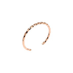 John S. Brana Twisted Copper Cuff Bracelet Handmade Jewelry - 100% Solid Uncoated Copper