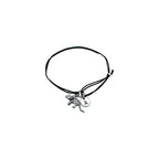 Triceratops cord bracelet, triceratops charm bracelet, adjustable bracelet, charm bracelet, personalized bracelet, initial, monogram