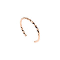John S. Brana Twisted Copper Cuff Bracelet Handmade Jewelry - 100% Solid Uncoated Copper