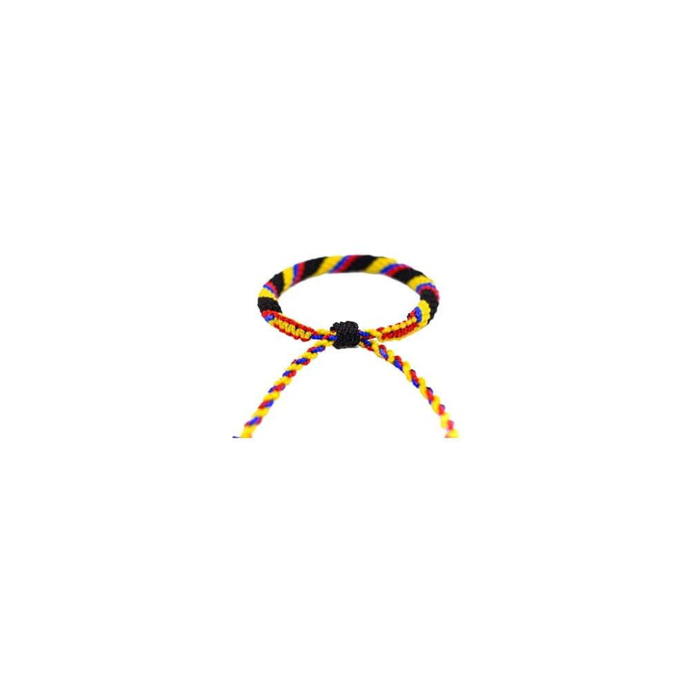 Bandera de Colombia Flag Bracelet - Pulsera de Colombia - Adjustable Patriotism Jewerly for Men & Women - Handmade Bracelet - Colombia Jewerly - Colombian Culture - Colombian Pride Bracelet
