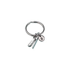 Stapler keychain, stapler charm, office supplies keychain, personalized keychain, initial keychain, customized keychain, monogram