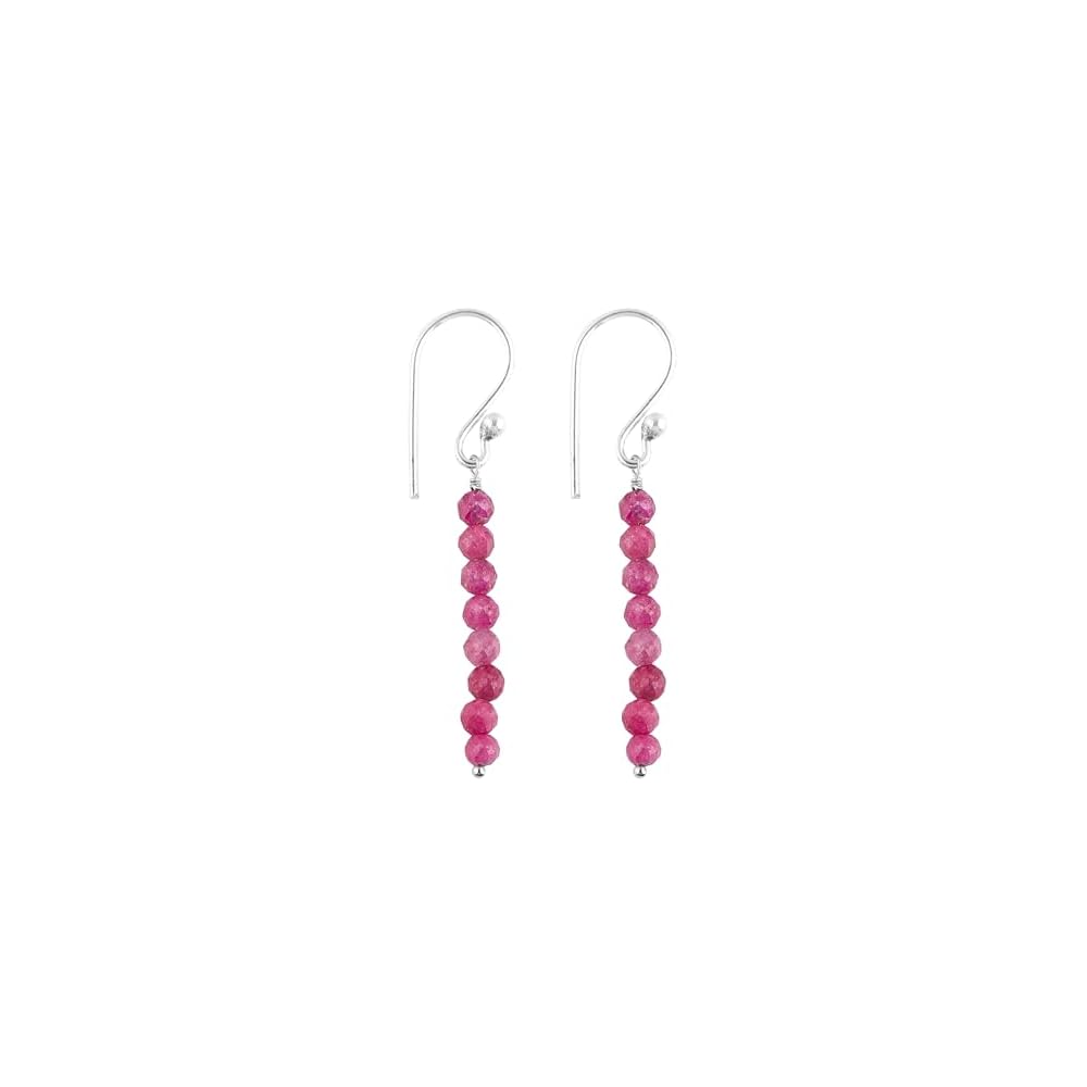 CRYSTALIS Beads Crystals Dainty Earring Set Jewelry for Women, Natural Beaded Gemstone, Chakra Healing Crystal, Wardrobe Essential Jewelry, 925 Sterling Silver