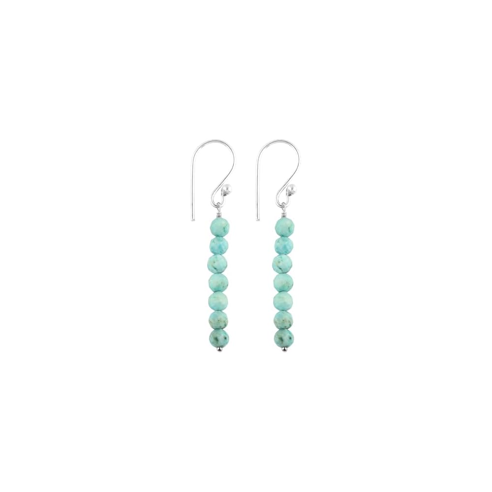CRYSTALIS Beads Crystals Dainty Earring Set Jewelry for Women, Natural Beaded Gemstone, Chakra Healing Crystal, Wardrobe Essential Jewelry, 925 Sterling Silver