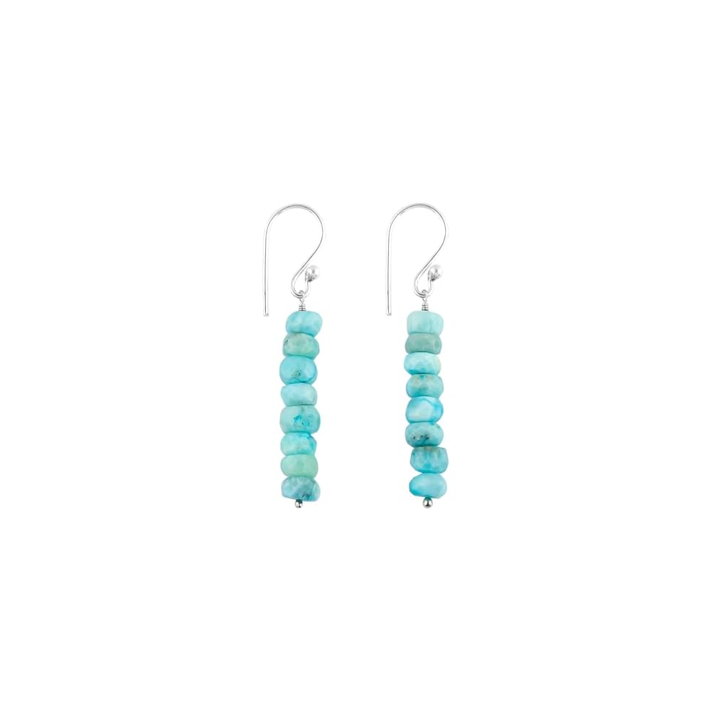 CRYSTALIS Beads Crystals Dainty Earring Set Jewelry for Women, Natural Beaded Gemstone, Chakra Healing Crystal, Wardrobe Essential Jewelry, 925 Sterling Silver
