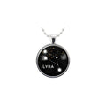 Lyra Star Constellation Necklace, Science Astrology Pendant Jewelry