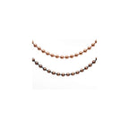 Copper Bead Ball Chain Bracelet or Necklace, 3.2mm Antiqued or Natural