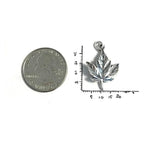 KEVIN N ANNA 925 Sterling Silver Maple Leaf Charm