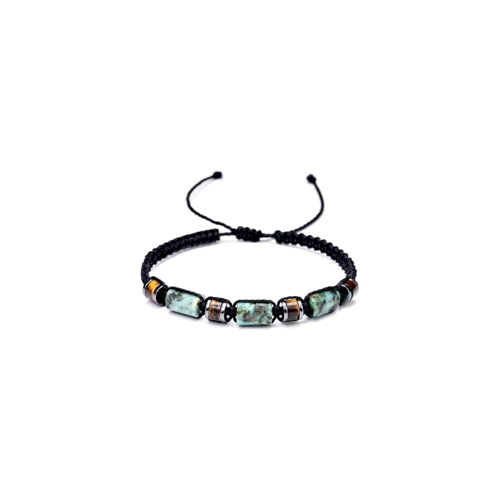 Handmade Black Tourmaline Bracelet,Tiger eye and Hematite Protection Bracelets for Men Teens Boys Gift