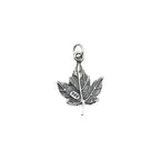 KEVIN N ANNA 925 Sterling Silver Maple Leaf Charm