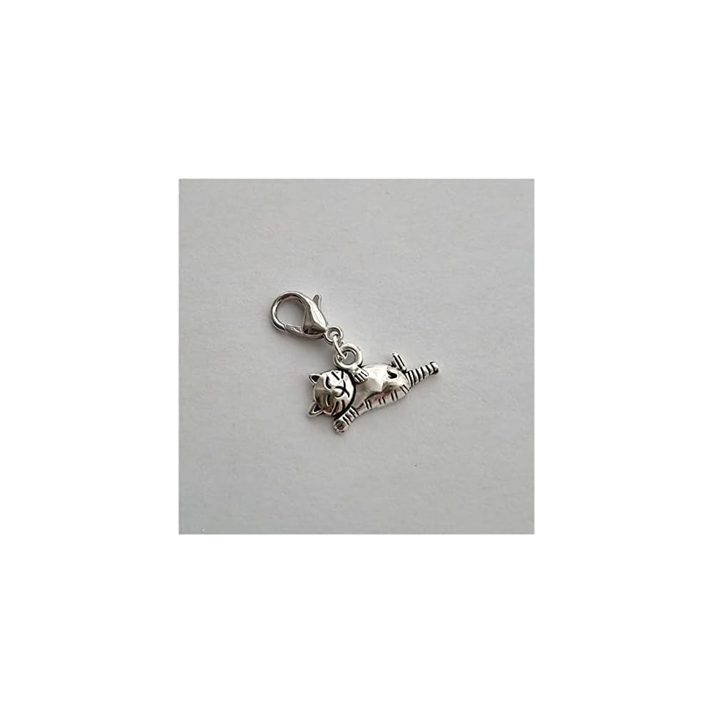 3 Pcs Cat Charms for Bracelet, Key Chain or Purse Decoration