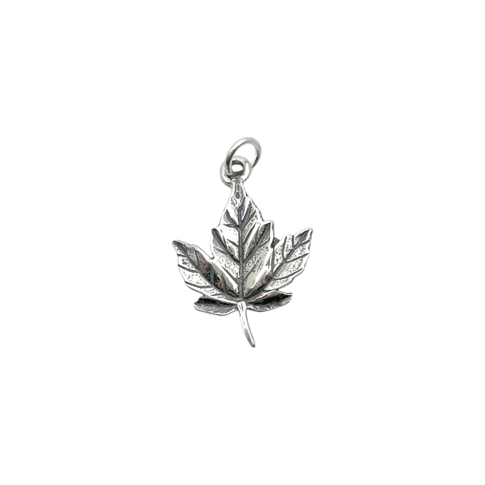 KEVIN N ANNA 925 Sterling Silver Maple Leaf Charm