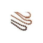 Copper Bead Ball Chain Bracelet or Necklace, 3.2mm Antiqued or Natural