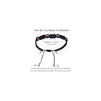 Handmade Black Tourmaline Bracelet,Tiger eye and Hematite Protection Bracelets for Men Teens Boys Gift