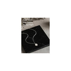 Annika Bella Silver North Star Necklace for Women, Round CZ Star Celestial Pendant, Dainty Waterproof Necklace, Tarnish Resistant Layering Jewelry, Gift for Her