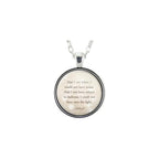 CellsDividing Inspirational Quote Handmade Necklace Pendant