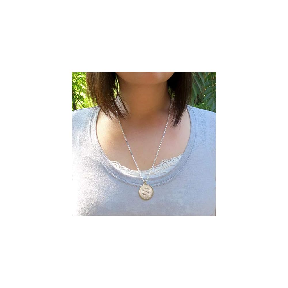 CellsDividing Inspirational Quote Handmade Necklace Pendant