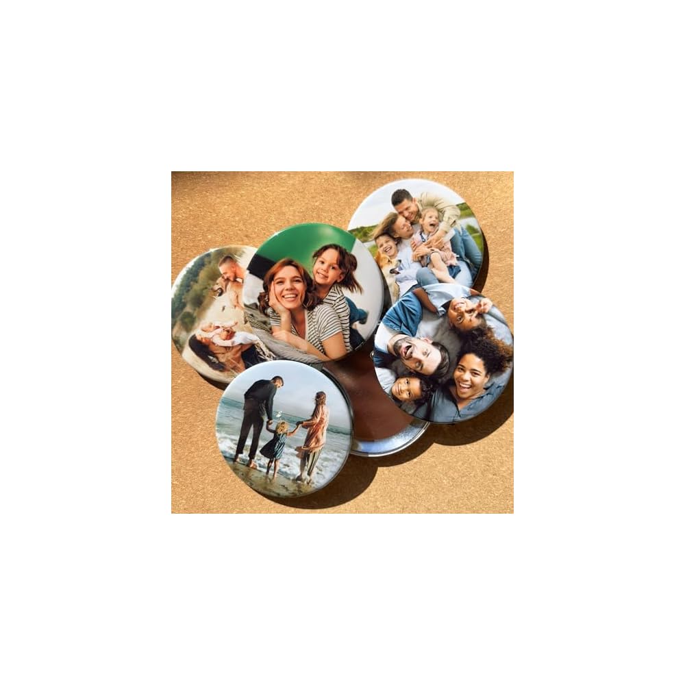 Big button with photo, Large Photo Pinback Buttons, Design Your Own picture 3.5 inch Button Pin