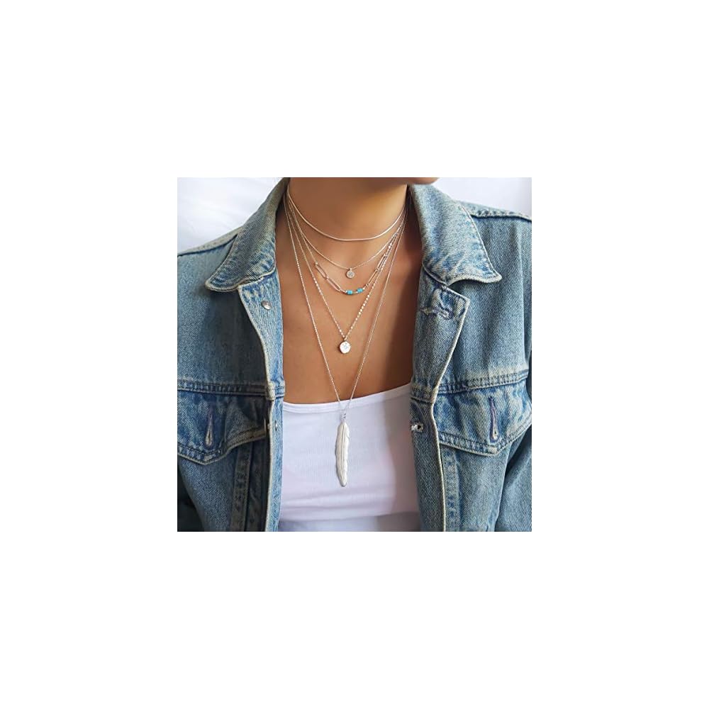 Annika Bella Silver North Star Necklace for Women, Round CZ Star Celestial Pendant, Dainty Waterproof Necklace, Tarnish Resistant Layering Jewelry, Gift for Her