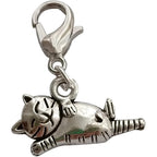 3 Pcs Cat Charms for Bracelet, Key Chain or Purse Decoration