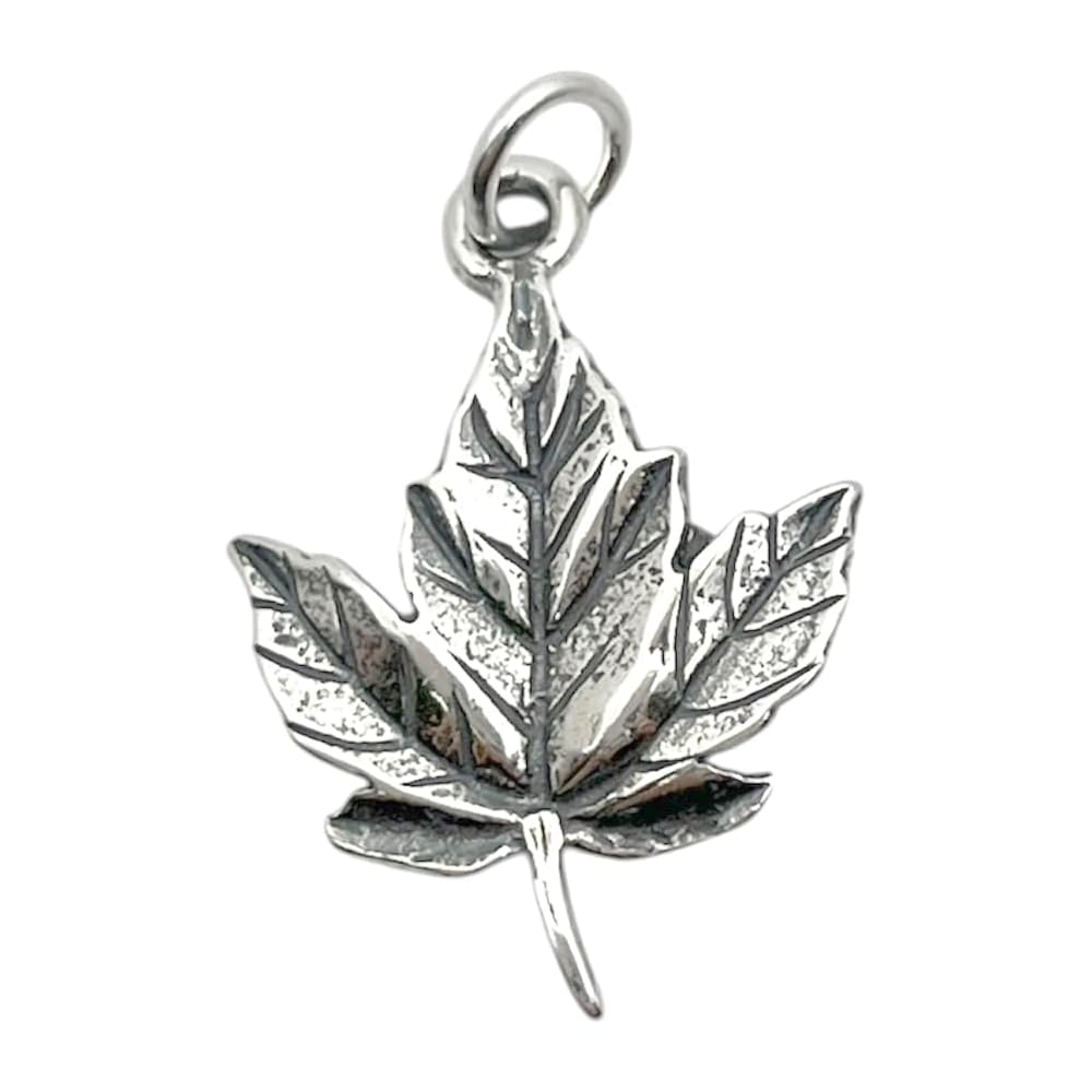KEVIN N ANNA 925 Sterling Silver Maple Leaf Charm