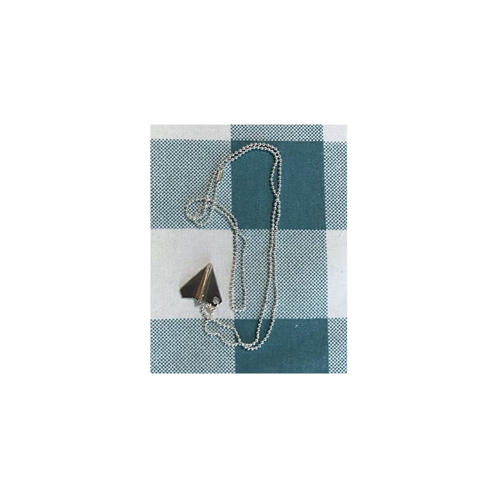 Paper Airplane Charm Necklace - Paper Craft Jewelry - Airplane Charm