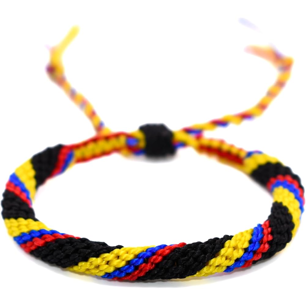 Bandera de Colombia Flag Bracelet - Pulsera de Colombia - Adjustable Patriotism Jewerly for Men & Women - Handmade Bracelet - Colombia Jewerly - Colombian Culture - Colombian Pride Bracelet
