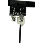 Silvertone Stand Mixer Charm Dangle Earrings with Sterling Silver Hooks